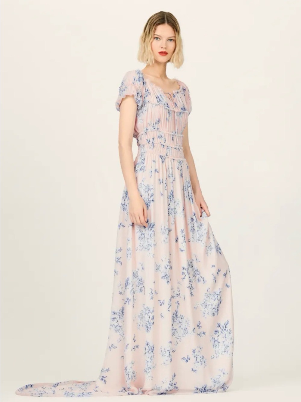 Reformation The Collection Lancaster Dress Romantic Floral Maxi Dress 6